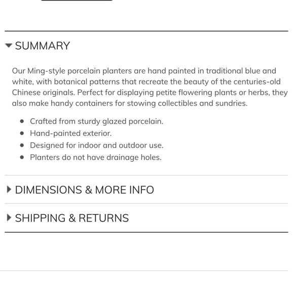 1 NEW NWT NIB LEFT planter vase diameter 5” height 3.5 no drainage opening - Picture 8 of 9